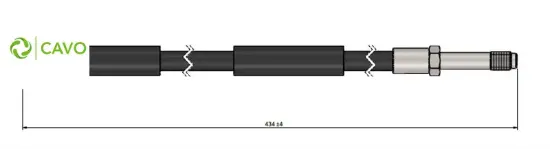 Fren hortumu arka sprınter b906 . Crafter 30-35-50 cavo a9064280435/ 2e0611707c resmi