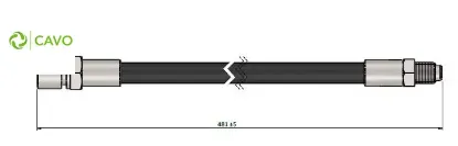 Fren hortumu arka g-class w460 w461 w463 cavo a4604285135 resmi