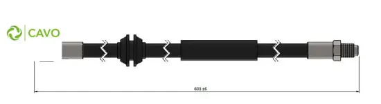 Fren hortumu on w164 x164 cavo a1644200348 resmi