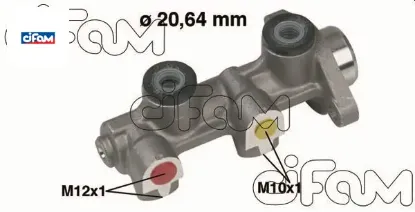 Fren ana merkezi astra f 92 98 vectra a 88 95 corsa b 94 00 combo b 96 01 20.6mm cıfam 558102/ 3492467 resmi