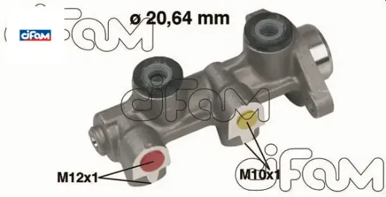 Fren ana merkezi astra f 92 98 vectra a 88 95 corsa b 94 00 combo b 96 01 20.6mm cıfam 558102/ 3492467 resmi