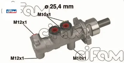 Ana merkez movano 2.5-2.8 99-03 master ııı 2.5 dci 2.8 dtı 3.0 dcı 00 25.4mm cıfam 7701205286/ 4400036 resmi