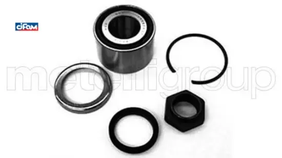 Arka teker rulmanı kit p106 ıı 96 p206 98 p306 94 c2 03 c3 02 96 saxo-xsara 25x52x37 cıfam 3748.39/ 3730.27/ 9549645380/ 95592226 resmi