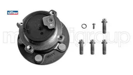 Arka teker poryası rulmanlı focus c-max 07 11 -focus ıı 04 11 abs li 5 bijon sensor harıc cıfam 7m512c299ad/ 1766628/ 30736885 resmi