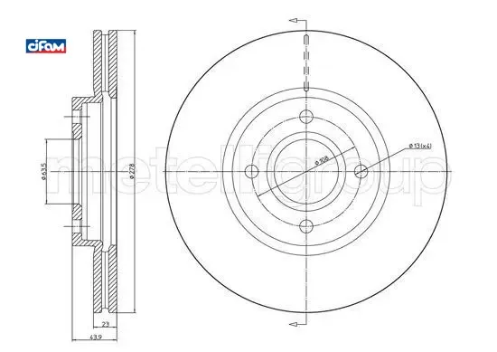 On fren dısk aynası b max 12 fıesta vı 13 transıt courıer 14 cıfam ay111125aa/ ey161125ba/ 1833857 resmi
