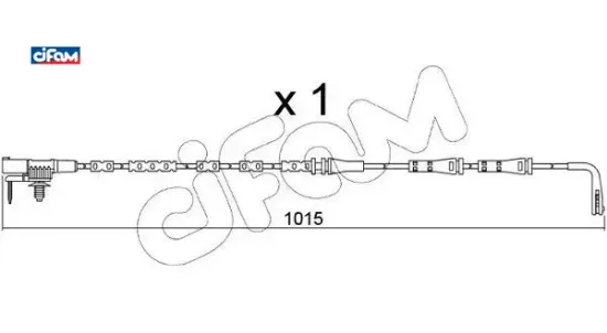 Arka balata fişi ikaz kablosu landrangevelar 2.0 d240 p250 p300 2017 3.0 2017 jaguar fpace 2.0 sd4 2 cıfam lr090709/ t4a3216 resmi