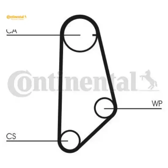 Triger kayışı 113x190 santana-passat 1.9 10v 81-83 -2.0 10v 83-88 -lancıa ct635 contıtech 35109119 resmi
