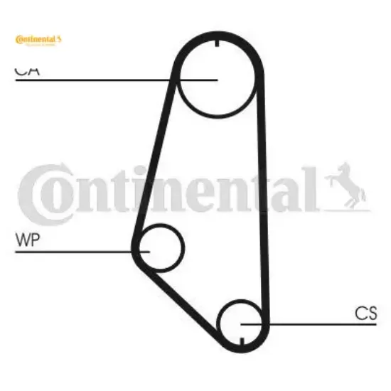 Triger kayışı 111x200 111 diş 20 vectra a 88-92 gd111h9.5p200 5047 contıtech 636565 resmi