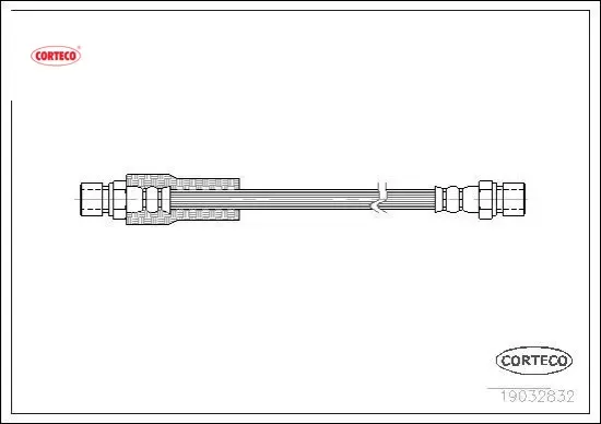 Fren hortumu on g-class w460 w461 w463 corteco a4604205048 resmi