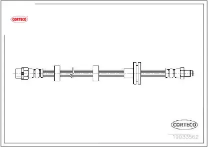 Fren hortumu on aks land rover range rover ııı l322 02>12 corteco shb000011 resmi