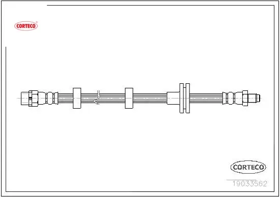 Fren hortumu on aks land rover range rover ııı l322 02>12 corteco shb000011 resmi
