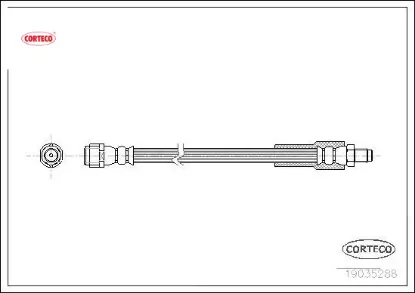Fren hortumu arka mercedes vıto w639 03> corteco a6394280935 resmi