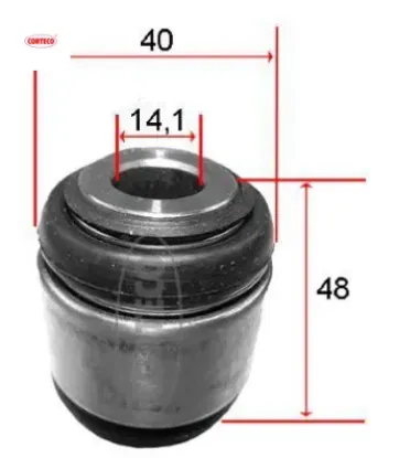 Torsıyon burcu arka alt dıs jaguar xf ı x250 xj x350. X358 corteco c2c36866/ c2c18350/ c2c12119 resmi