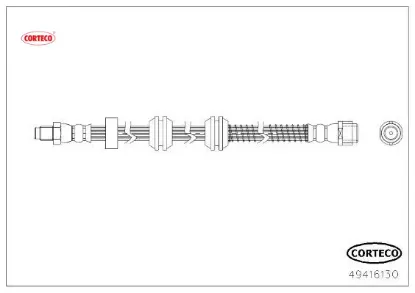 Fren hortumu arka w166 x166 c292 corteco a1664200448 resmi
