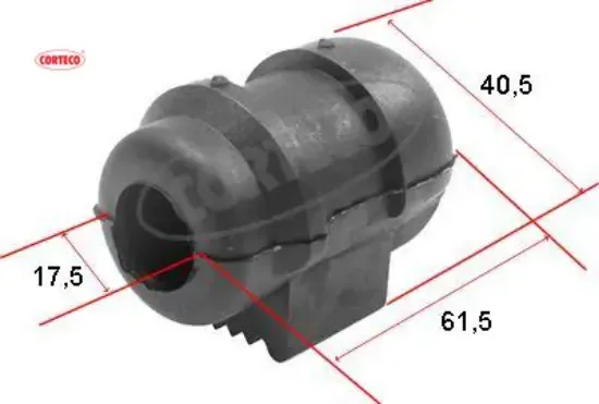 Viraj demir uç lastiği ym. R9-r19-megane ı-clıo ı corteco 7700784170 resmi