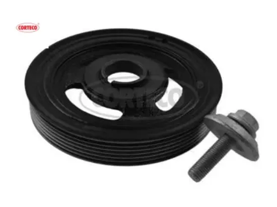 Krank kasnağı p206-p207-p208-p308-p508-p3008-p5008-partner-c2-c3-nemo c4-c5-berlıngo 1.4-1.6 hdı for corteco 0515.T3/ 1369546/ av6q6b319aa resmi