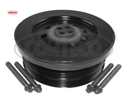 Krank kasnagı m57n e46 e90 e91 e92 e93 e60 e61 e83 cıvatalı corteco 11238511371 resmi