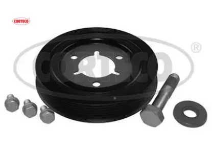 Krank kasnağı civatalı peugeot p206-p207-p301-p307-partner-bıpper cıtroen berlıngo-nemo-c2-c3-c4- xs corteco 0515.R8/ 0515.P1/ 0515.N0/ 0515.S1 resmi