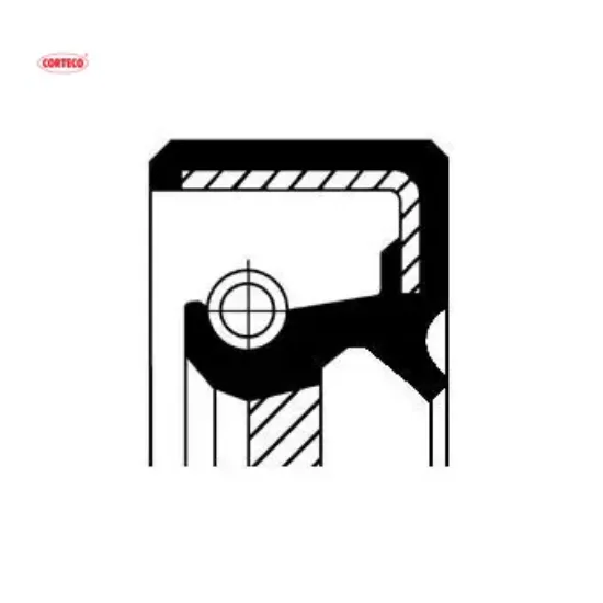 12015430b eksantrik mil keçesi astra f-corsa b-vectra a-b 1.7d- corsa a-b-kadett e 1.5d-td 40x52x6 corteco 614822 resmi