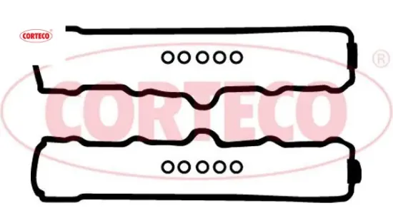 023997p subap kapak contası astra f-corsa b 1.4i-1.6i 16v-vectra b 1.6i 16v c14/c16/x14/x16 corteco 638736/ 638737/ 90501525/ 90501526 resmi