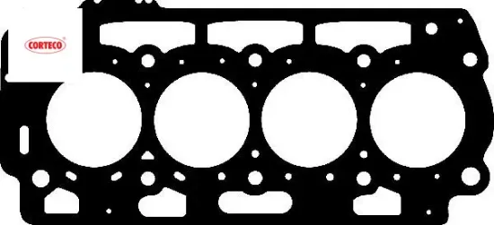 Sılındır kapak contası 1.45mm 5 delik 107-206-307-bıpper-c1-c2-c3-xsara-nemo 1.4 hdı dv4 fıesta-fusı corteco 2s6q6051ea/ 1146053/ 0209.Ah/ y401/  resmi