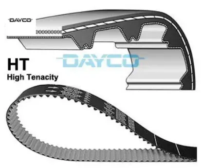 Triger kayışı 135x254 135 diş 206-307 03 dayco 0816.H5/ 9646864480/ 0816g8 resmi