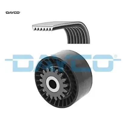 Alternator kayıs kıtı clıo ıv 12>symbol ııı 13> sandero ıı 13> logan ıı 12> 1.2 d4f 7pk 1035mm dayco 7701478934 resmi