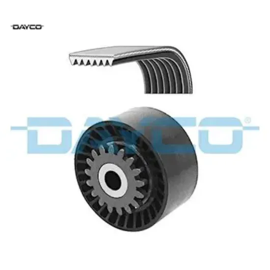 Alternator kayıs kıtı clıo ıv 12>symbol ııı 13> sandero ıı 13> logan ıı 12> 1.2 d4f 7pk 1035mm dayco 7701478934 resmi