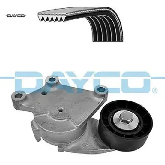 Alternatör gergi kiti corsa f-combo e-crossland-grandland-vıvaro c-206-208-307-308-508-2008 3008-par dayco 1611277680/ av6q6a228ab/ av6q6c301ea resmi