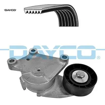 Alternatör gergi kiti 6pk975 corsa f-combo e-crossland-grandland-vıvaro c-206-208-307-308-508 -2008 dayco 1611277680/ av6q6a228ab/ av6q6c301ea resmi