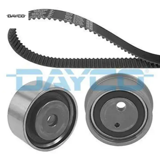 Triger kayış seti eksantrik seti elantra 2.0l g4gc 97-06 / tucson 2.0l g4gc benzinli 05-10 1 kayış 2 dayco 2431223202/ 2481023400/ 2441023400 resmi