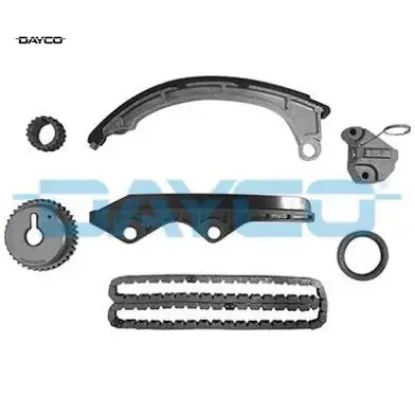 Eksantrik zincir seti nıssan mıcra 1.2l 1.4l cr12de cr14de k12 02-10 / note 1.4l cr14de e11 06-12 7 dayco 13028ax001/ 13070bx000/ 13085bx000 resmi