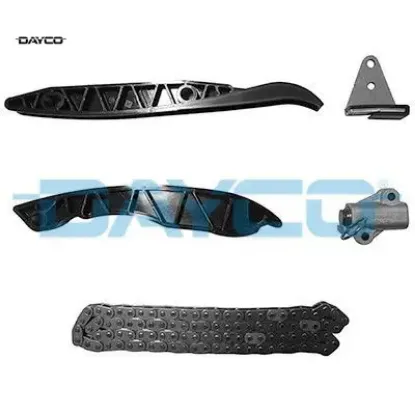 Eksantrik zincir seti starex 2.5l d4cb 02-08 / h1 2.5l d4cb crdı 08- / h100 2.5l d4cb 140hp kamyonet dayco 243764a020/ 243514a020/ 243804a020 resmi