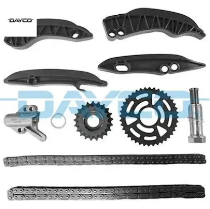Zıncır setı komple alt ust zıncır setı 2 dıslı n47 d20 a n47 d20 c dayco 11318570649s3/ 13528589971s3 resmi