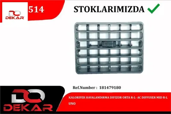 Kalorıfer havalandırma dıfızor orta r-l uno dekar 181479180 resmi
