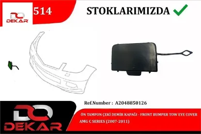 Ön tampon çeki demir kapağı amg c 2007-2011 dekar a2048850126 resmi