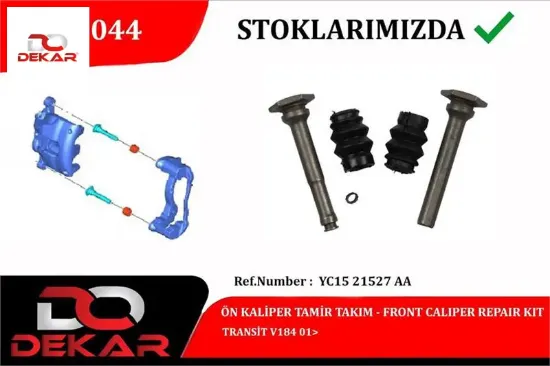 Ön kaliper tamir takım transit v184 01 dekar yc15 21527 aa resmi