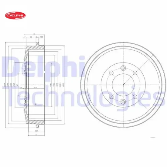 Fren kampanası arka berlingo. Berlingo multispace. Xsara. Xsara picasso. Zx / 305. 3 delphı  resmi