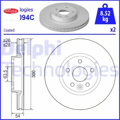 On fren dısk aynası mondeo ıv s max galaxy 07 11 freelander 2 06-14 evoque 12-18 s60 ıı 10 s80 ıı v7 delphı 7g911125ba/ lr007055/ 30769056 resmi