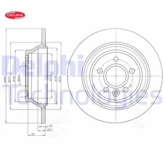 Arka fren dısk aynası v70 ııı 07 d4 13 s80 ıı 2.0 3.2 /2.0tdı 08 xc70 06 delphı 30769058/ 31471832 resmi
