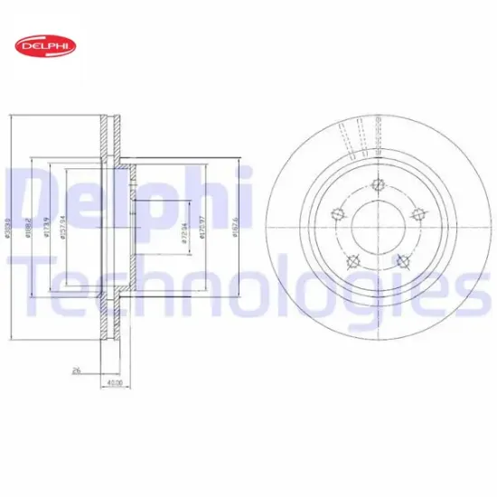 Arka fren aynası s60 10 13 s80 ıı 08 13 v60 10 v70 08 xc70 07 13 302x5dl delphı 31341483/ 31277929/ 31471028/ 30769060 resmi