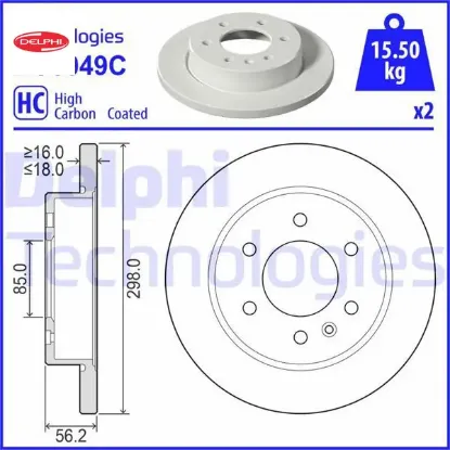 Fren dıskı arka sprınter b907 b910 18 elektronık park frenı delphı a9104232100 resmi