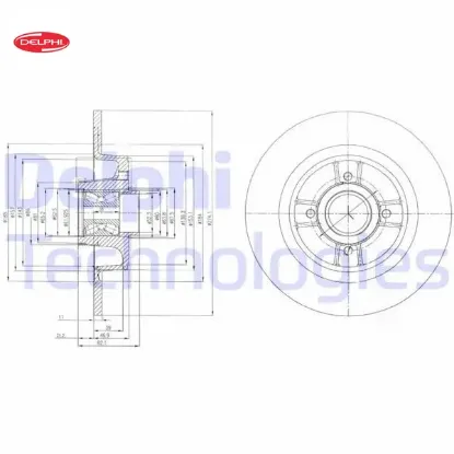 Arka fren aynası megane ı 99 03 scenıc 99 01 1.4-1.6 16v 1.9 dci 20 16v 274x10.9x4dl delphı 7701206328/ 7701206327 resmi