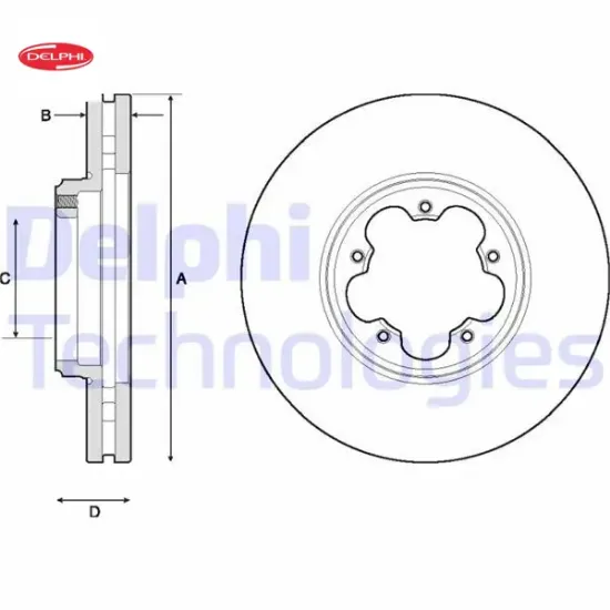 On fren dıskı aynası transıt custom v362 12> arka tek teker cap 288 33 delphı bk211125b1d/ bk211125bd/ 2110010 resmi