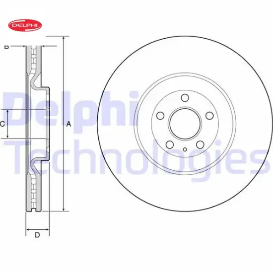 Ön fren aynası xc90 ıı 2014 2022 xc60 ıı 2018 366 cap 19 jant delphı 31400569 resmi