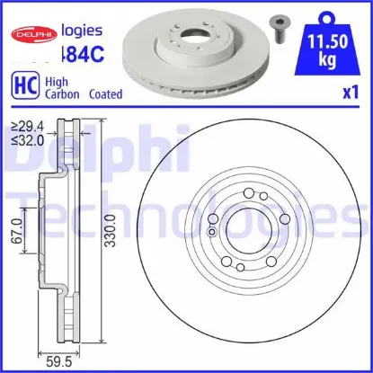 Fren dıskı on gle-class v167 18 21 delphı a1674210601 resmi