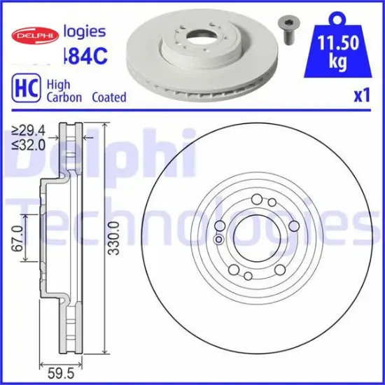 Fren dıskı on gle-class v167 18 21 delphı a1674210601 resmi