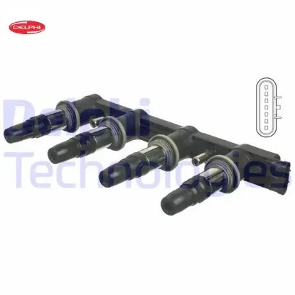 Ateşleme bobini chevrolet aveo 1.4 06 cruze 1.4-1.6-1.8 09 kalos 1.4 05 lacettı 1.4-1.6 05 delphı 96476979/ 25186686 resmi