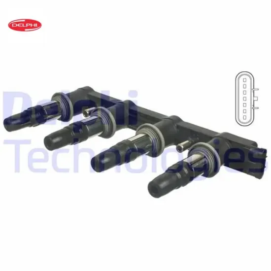 Ateşleme bobini chevrolet aveo 1.4 06 cruze 1.4-1.6-1.8 09 kalos 1.4 05 lacettı 1.4-1.6 05 delphı 96476979/ 25186686 resmi