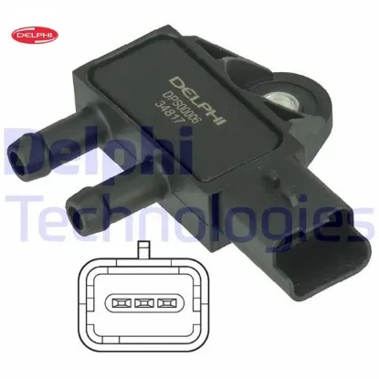 Fap kaptörü egsoz basınç sensörü vıvaro c-zafıra-p207-p208-p301-p307-p308-p508-p2008-mını r55 r56 p3 delphı 1618.Z9/ 3639257/ 13627805472/ 1618.Lp resmi